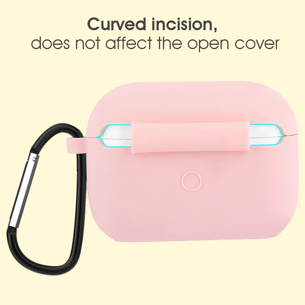 

Soft Silicone Cover For Airpods pro TWS Bluetooth Earphone Case Funda Cute Case For Air pods Pro Protective Case for Airpods pro