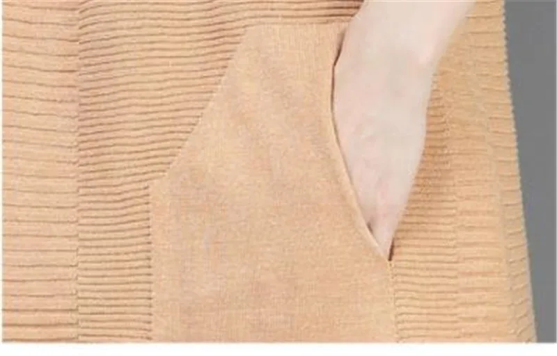 2019 осенний женский длинный вязаный кардиган, модный длинный свитер, пальто для офиса, женские вязаные топы, женские новые размера плюс H143