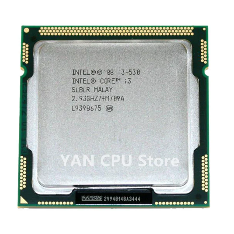 Intel Core i3-530 2.93GHz Dual-Core 4M 2.5GT/s Processor SLBLR Socket 1156 