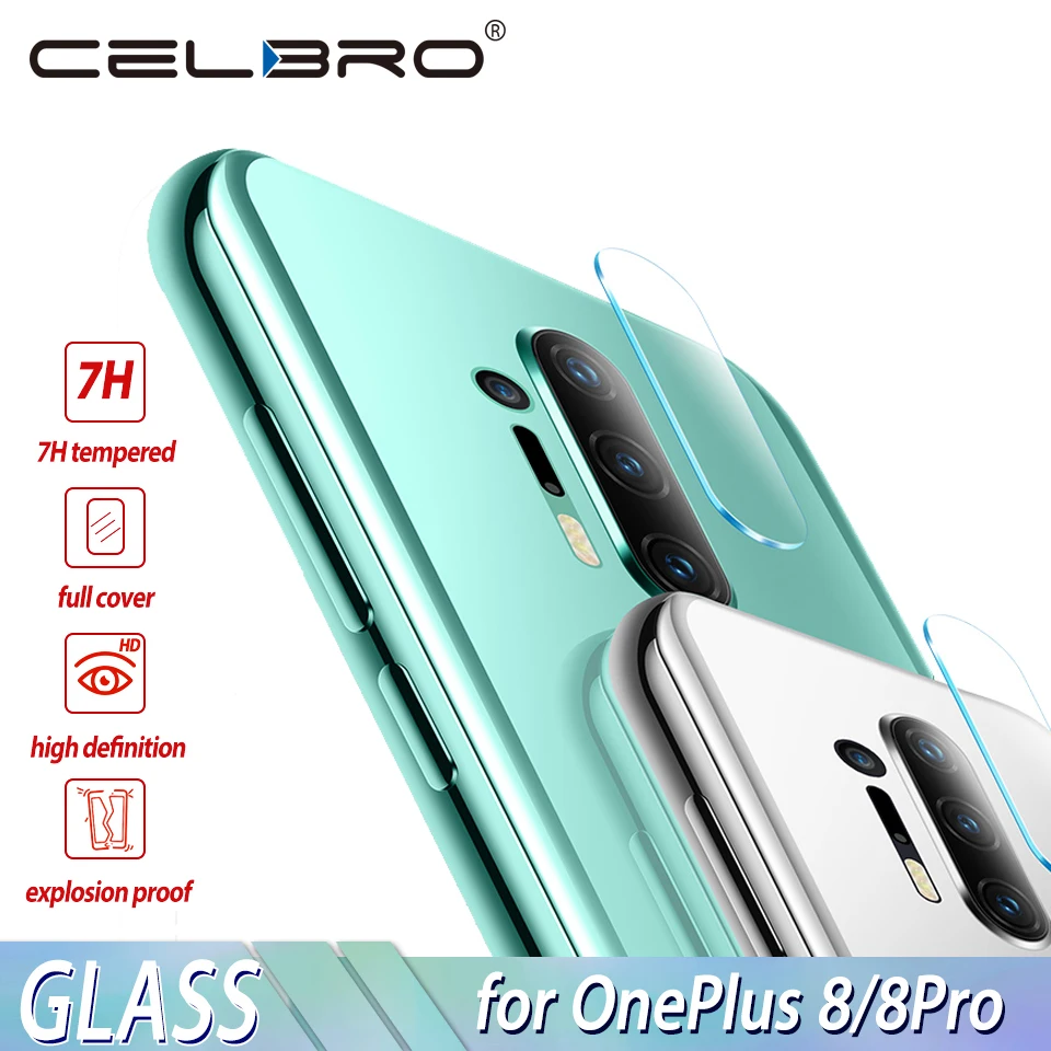 Стекло для камеры OnePlus 8T 8 Pro закаленное стекло объектива HD Защитное 8/7/8T/7T защитная