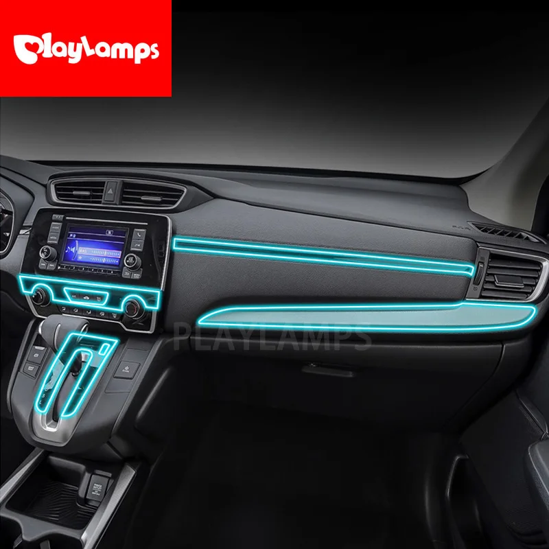 Autoadesivo Dell'Automobile Per Honda Trasparente Di Tpu Pellicola Protettiva Adesivi Per Honda Crv Accessori Interni 2017 2018 2019