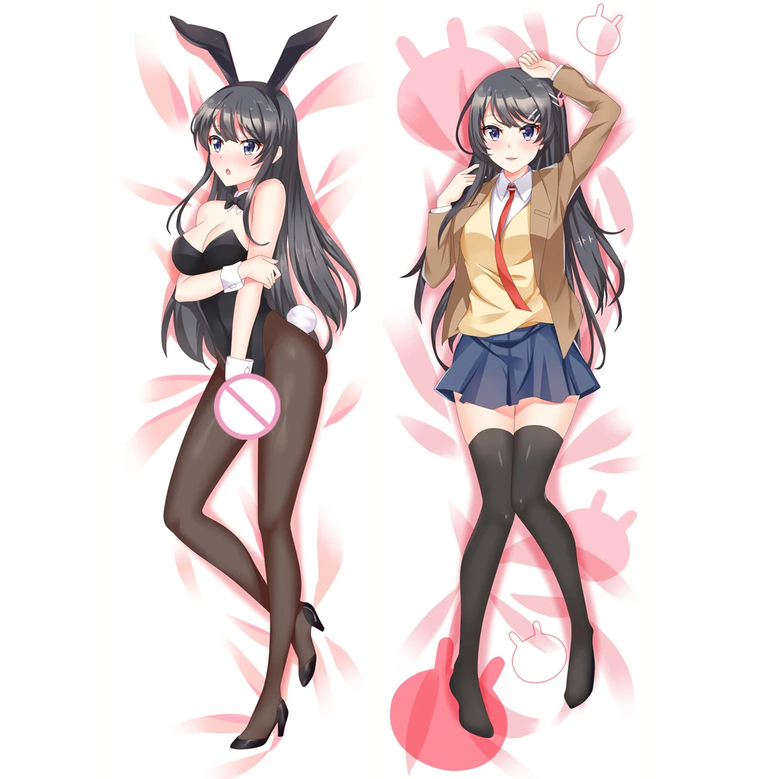 Японское аниме Rascal не мечта кролика девушка Senpai Seishun Бута яро дакимакура тело Чехол для подушки обнимая наволочка