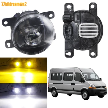 

LED Fog Light Assembly 30W 8000LM Car Front Bumper Lens Fog Lamp Daytime Running Light DRL 12V For Renault Master II 1998-2010