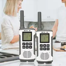 Retevis RT45 PMR Radio Emergency Mini PMR Walkie Talkie 2 pcs Family Use  PMR446 FRS Two-Way Radio Camping/Huntng Walkie-Talkie
