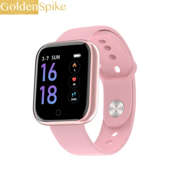 

GOLDENSPIKE New Waterproof smart watch colorful bracelet watch Activity tracker Fitness heart rate monitor Men women smartwatch