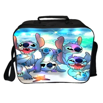 

Cute Stitch Portable Waterproof Thermal Cooler Insulated Lunch Bag Carry Tote Picnic Storage Lunch Bags Box Tote Insulated Bag