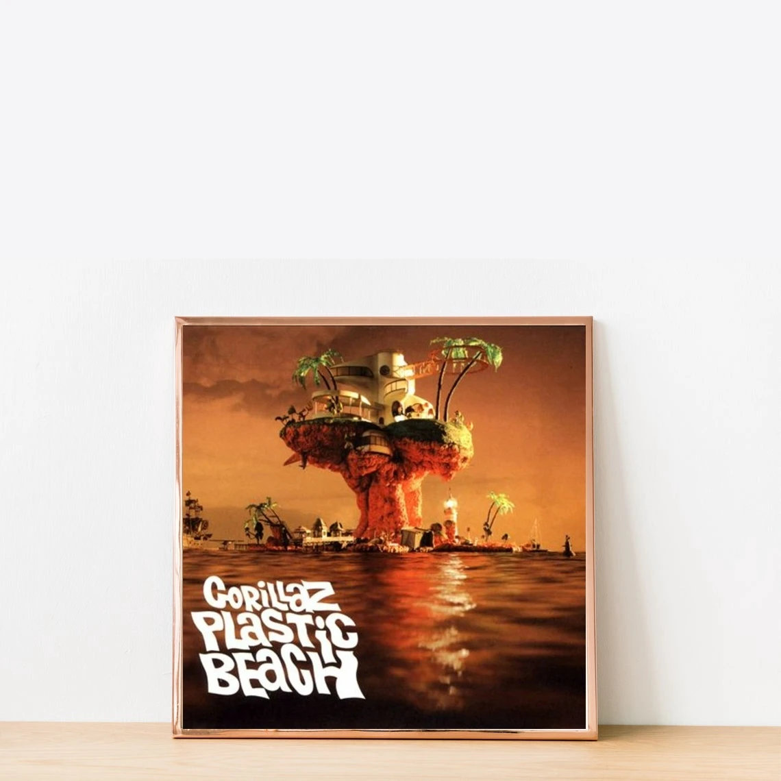 Gorillaz Plastic Beach Album Cover
