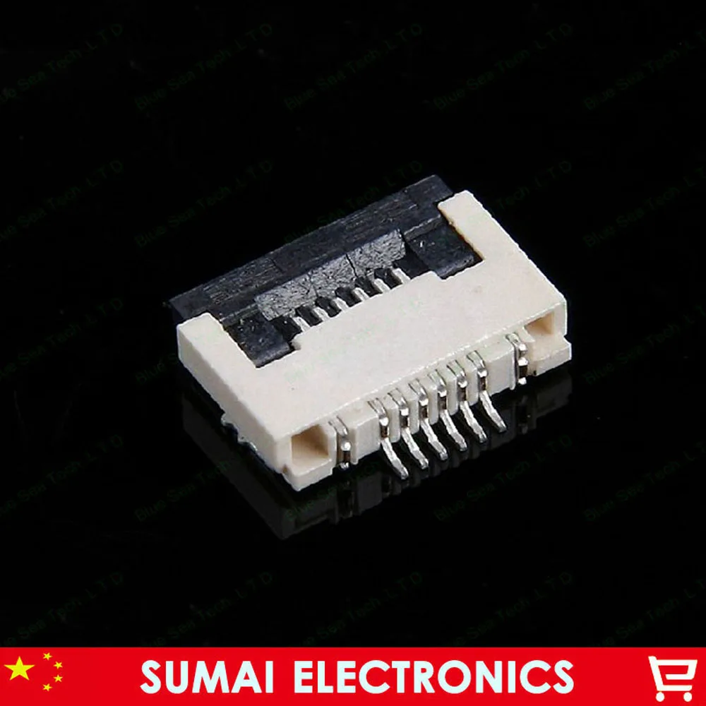 Образец 6Pin разъем FPC FFC кабель 6 pin 0 5 мм для ЖК-дисплей экранный интерфейс ec (ROHS) по