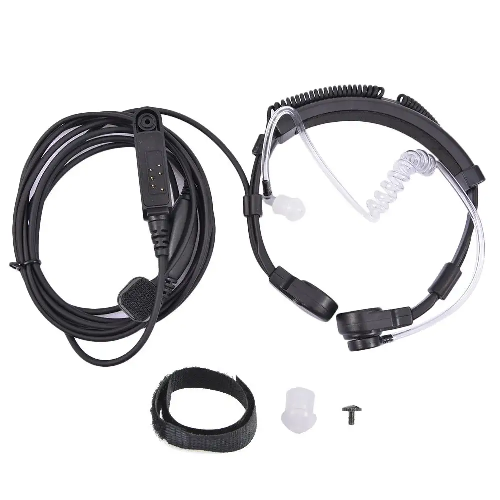 

Retractable Throat Mic Earphone Headset for for Baofeng UV-9R BF-9700 BF-A58 GT-3WP R760 UV-82WP Walkie Talkie