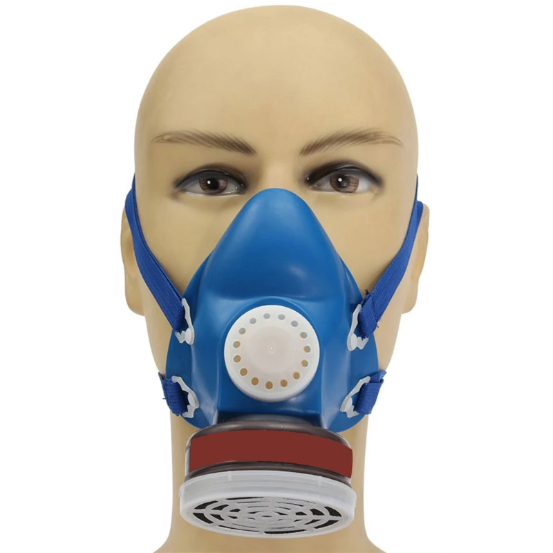 

Self-Priming Filter Antivirus Half Mask Prevent Harmful Gas Facepiece Security