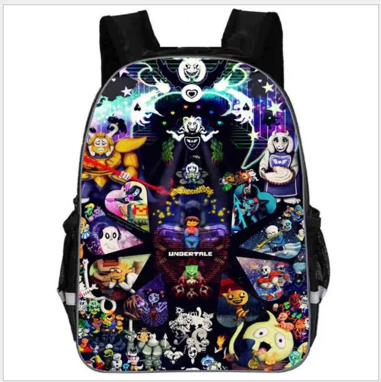 as pictures Undertale рюкзак для мальчиков школьные сумки мультфильм Back Pack рюкзаки с сюжетами игр модные книжные сумки для детей детский сад Mochilas - Цвет: as pictures