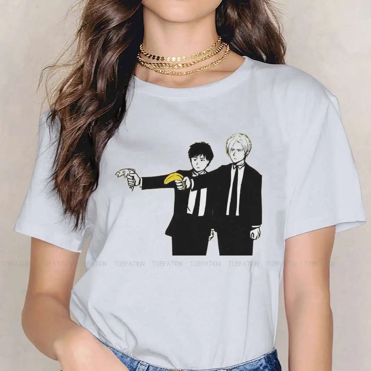 

Give You Women Shirts Banana Fish Manga T-shirt Harajuku Vintage Female Clothing