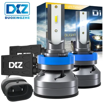 

DXZ 2PCS Led headlight H7 LED bulbs H4 H1 H3 H8 H11 lamps for cars 9005 HB3 9006 HB4 6000K white light auto head lights 12V