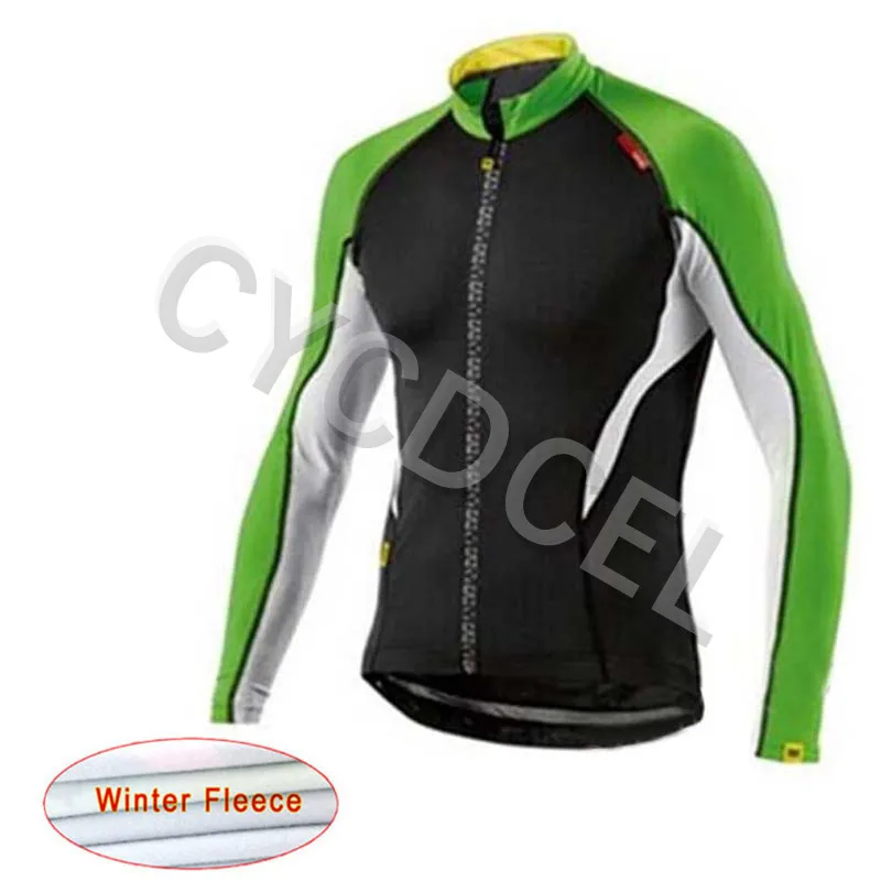 Новинка, зимний комплект для велоспорта Mavic Pro Team, теплая флисовая одежда для велоспорта, Ropa Ciclismo Invierno, одежда для велоспорта MTB, велосипедные майки - Цвет: Only jersey 5
