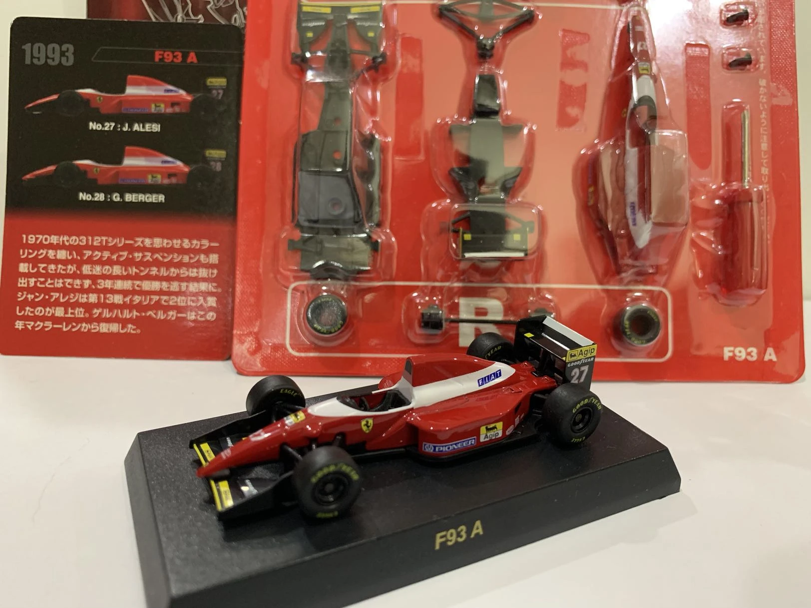 1 64 Kyosho Ferrari F93a Alessi 27 1993 Lm F1 Racing Collection Of Die Cast Alloy Assembled Car Decoration Model Toys Railed Motor Cars Bicycles Aliexpress