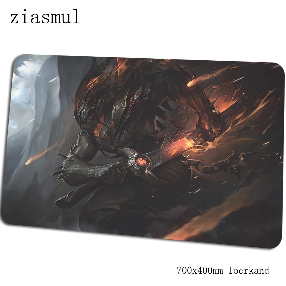 Yasuo коврик для мыши HD шаблон компьютерный коврик 70x40 см игровой коврик для мыши большая Очаровательная клавиатура со встроенной мышью игры ПК геймер стол - Цвет: Size 700x400x2mm