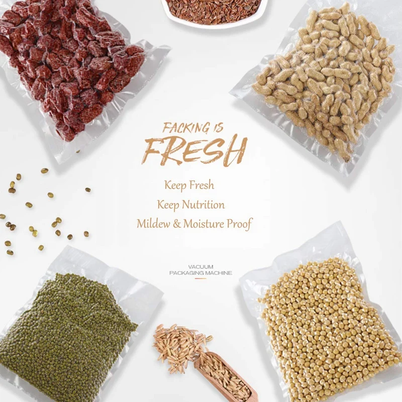 5 рулонов/партия 12 + 15 20 25 28X500cm вакуумные пакеты для упаковки пищевых продуктов