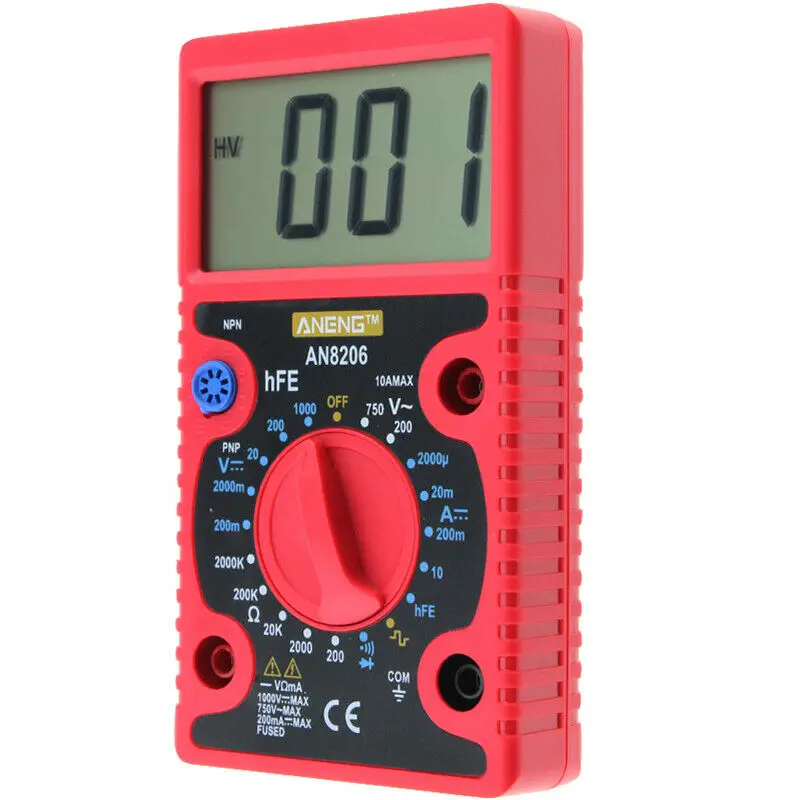ANENG AN8206 Digital Multimeter Ampere Voltage Tester 50Hz Square Wave Output