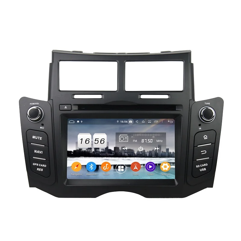 

6.2" Android 10.0 Car Multimedia Player For Toyota YARIS 2005-2011 Car DVD Player Car Stereo 8 Core Audio Navigation DSP 4+64G