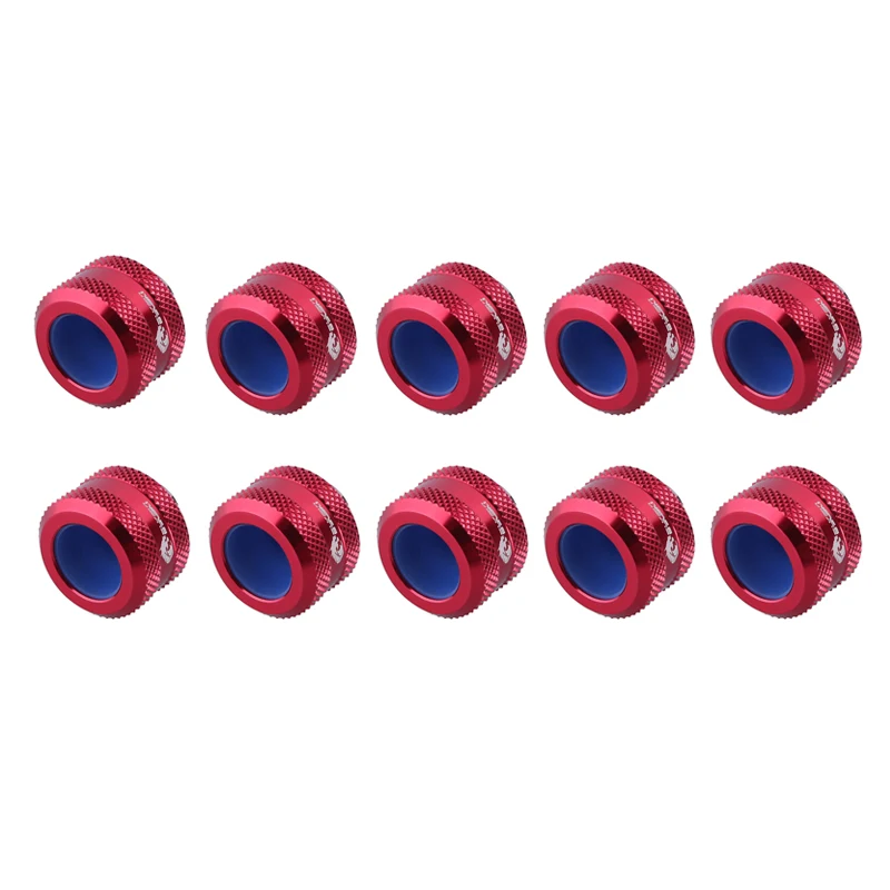 Fora do Tubo Encaixes de Compressão da Mão Pces Bykski Anti Duro 10x14mm Preto Vermelho Branco Ouro Prata Azul g1 - 4 B-fthtj-l14 10 - Imagem 3