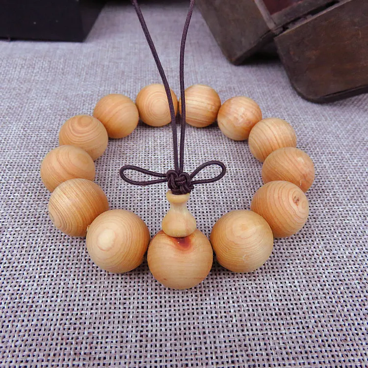 Диаметр 18-20 мм натуральный Taihang Thuja браслет из бисера Будды орнамент деревянный