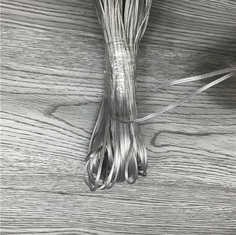 100Meters 26AWG 2468 UL2468 PVC Tinned Bare Copper Cord Gold Silver ROHS Audio Cable Speaker Cable Transparent line (6)