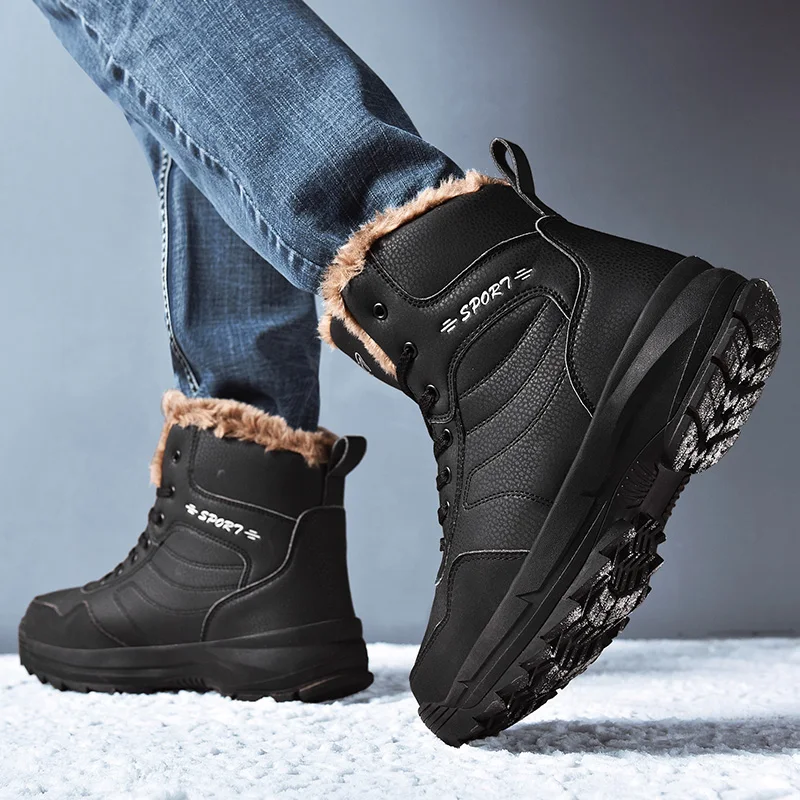 Men's Warm Non-slip Winter Boots Travel Leisure Running Sneaker 39S Men's Shoes Krasovki Wholesale Bulk Accessories Supplies