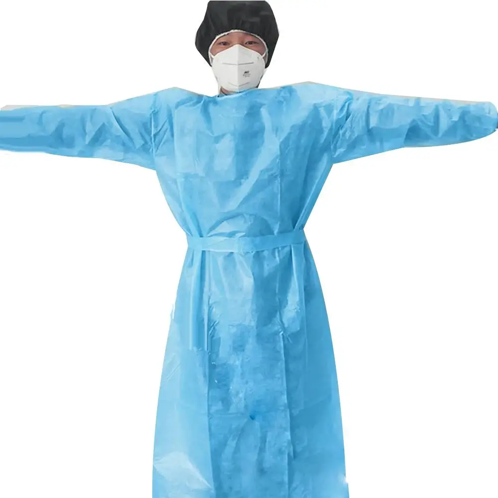 

1/10Pcs Disposable Anti-bacterial Isolation Cover Gown Clothes Unisex Windproof Aprons