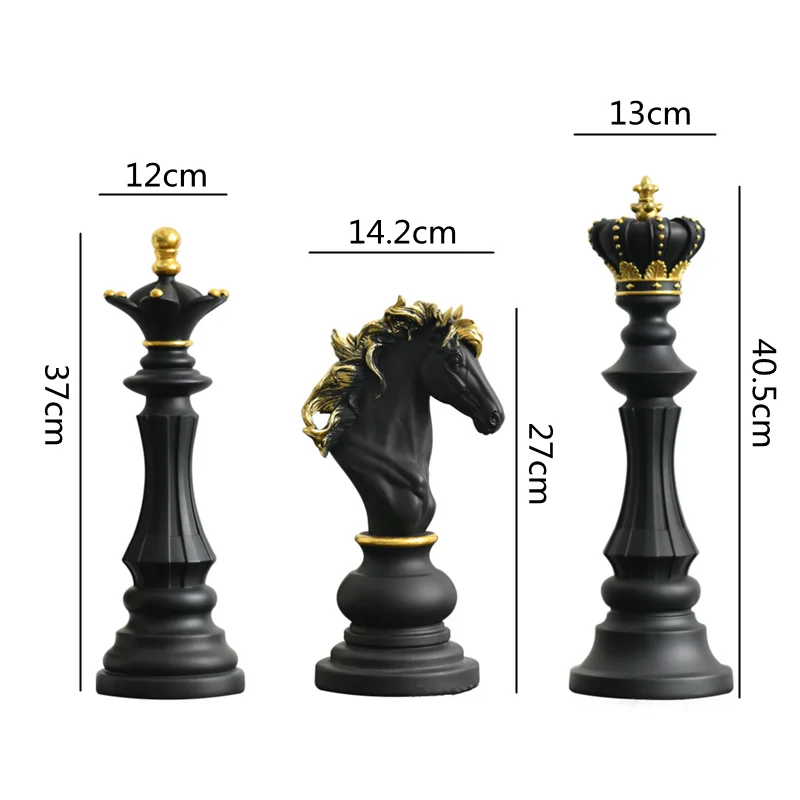 Gold King Chess Piece Ornament