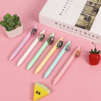 

Anime Demon Slayer Kimetsu No Yaiba Kamado Tanjirou Cute Black Ink Neutral PenKawaii Gel Ballpoint Pen Kids Stationery Gift