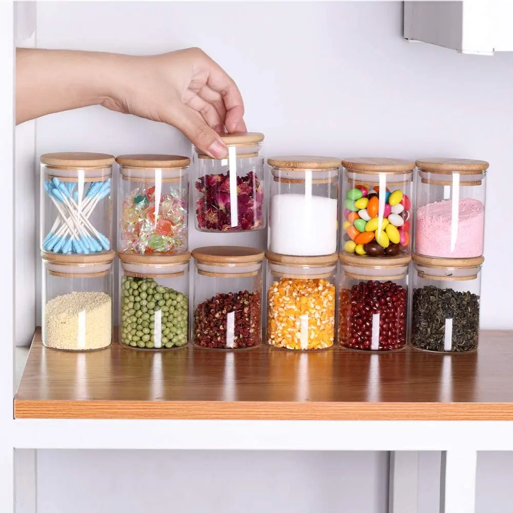 small glass food storage containers with