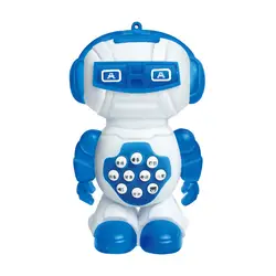 Мини умный робот для раннего образования, многофункциональная обучающая машина с героями мультфильмов, детская музыкальная игрушка с