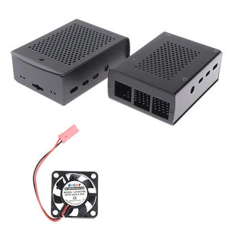 

1Pc Raspberry Pi 4B Heat Sink Housing Can Be Equipped With Fan Aluminum Alloy