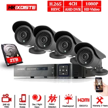 H.265 AHD CCTV камера SONY система Full HD 1080P HDMI DVR 4CH 2MP уличная инфракрасная камера видеонаблюдения 3000TVL Камера видеонаблюдения Комплекты