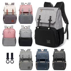Sac à couches de maternité USB pour maman, sac à dos de voyage à la mode pour soins de bébé, sacs de poussette multifonctions pour maman, nouvelle collection 