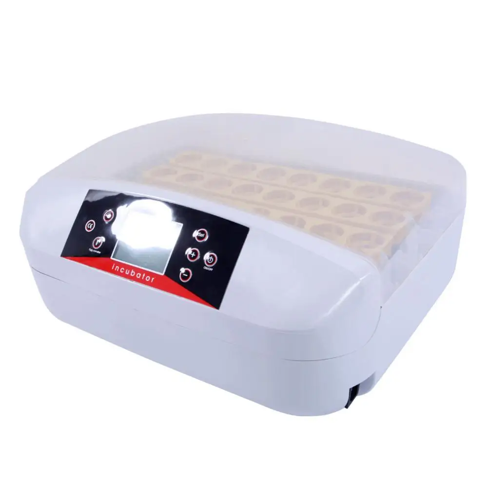 

32-Egg Practical Fully Automatic Poultry Incubator With Egg Candler US Plug