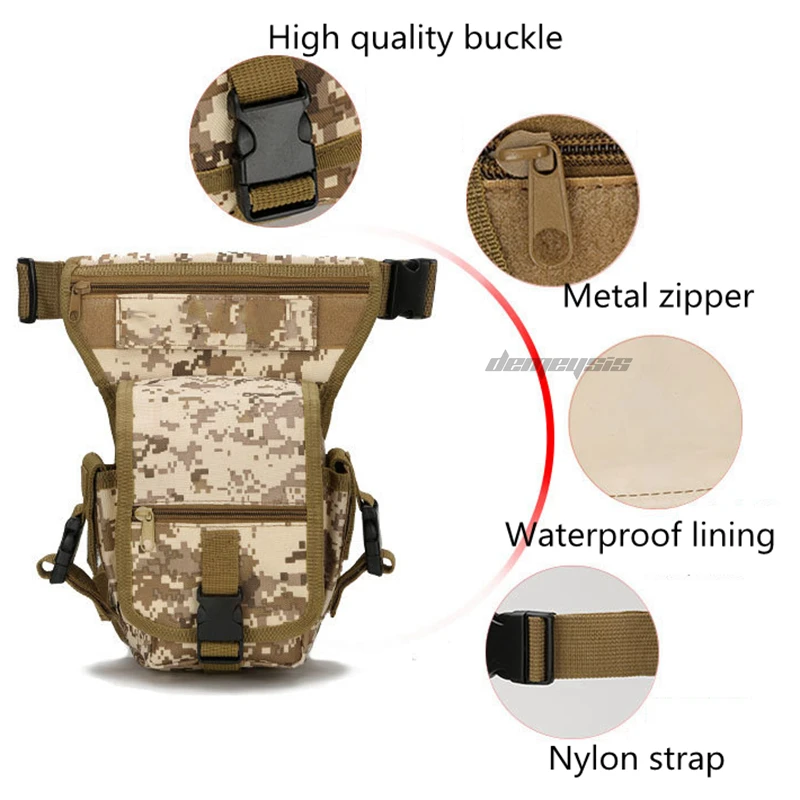 Тактическая уличная спортивная сумка для ног, военная охотничья сумка, многофункциональная камуфляжная сумка