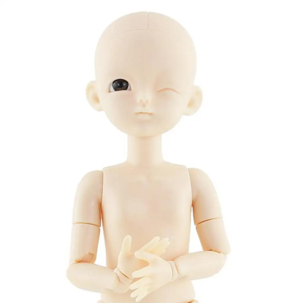 1/6 BJD Ball Jointed Wink Girl Doll Body/Head Parts DIY Makeup Accessory