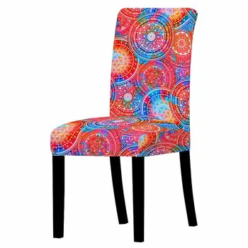 3D Mandala Chair Cover For Dining Room 2 Chair And Sofa Covers