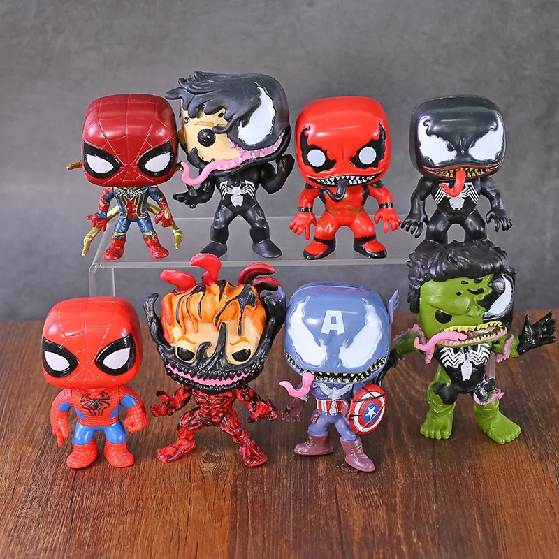 big head spiderman action figure