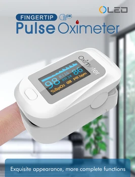 Portable Professional Finger Oximeter Digital Finger Pulse Oximeter OLED Blood Oxygen Heart Rate Health Diagnostic Monitor Tool 3