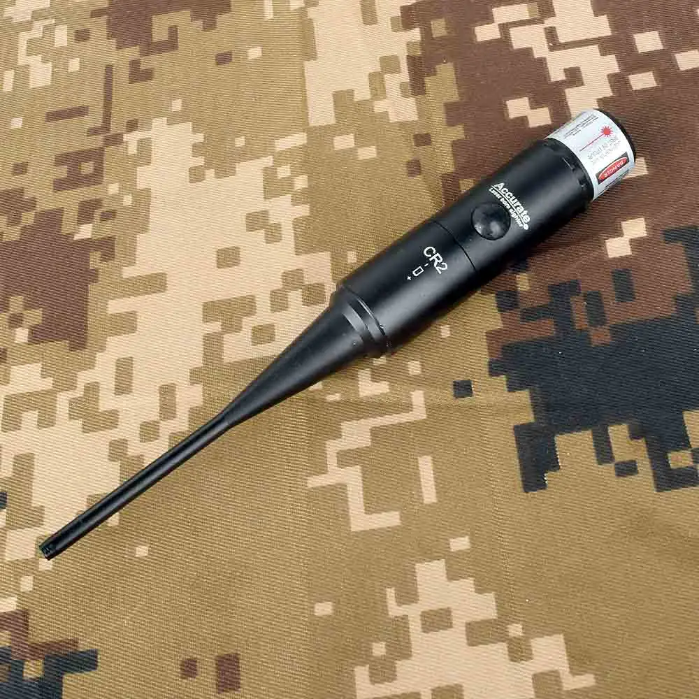 

Hunting Green Red Laser Boresighter Kits Green Red Dot Bore Sight with On Off Switch for .22 to .50 Caliber Riflescope