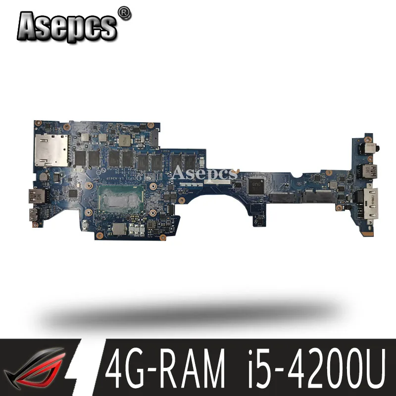 ZIPS1 LA-A341P материнская плата для ноутбука For Lenovo ThinkPad YOGA S1 оригинальная 4G-RAM I5-4200U |