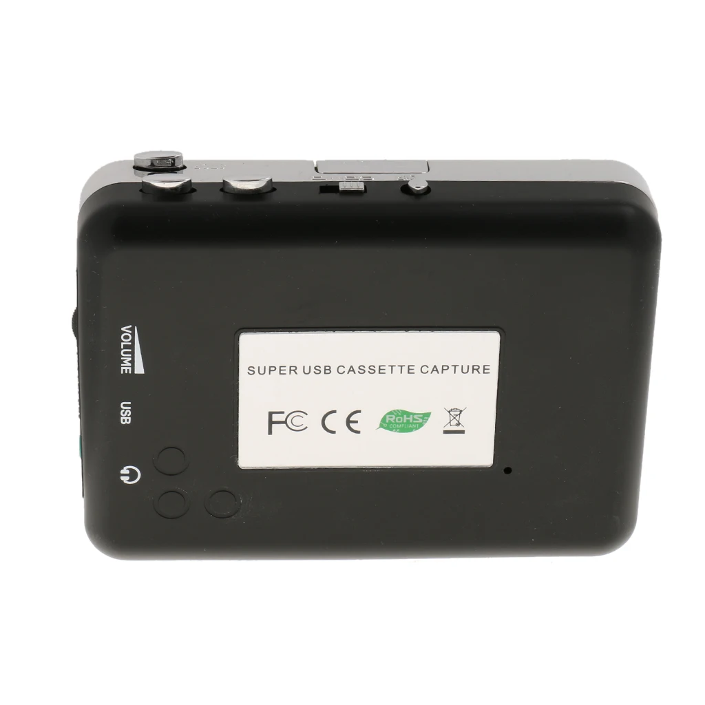 Tape to Mp3 Convert PC USB Cassette Capture Player with USB Headphones Software CD