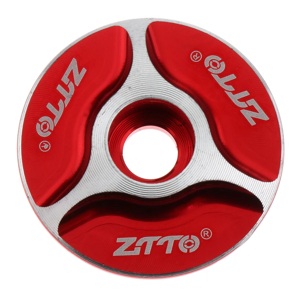 2 Pieces Road MTB Bike Headset Top Cap Cover Aluminum Threadless Stem Accessories