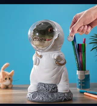 

Astronaut Piggy Bank,Resin Money Bank,Saving Pot Money Box for Kids,Can Store 1000 Coins,Free Laser Lettering