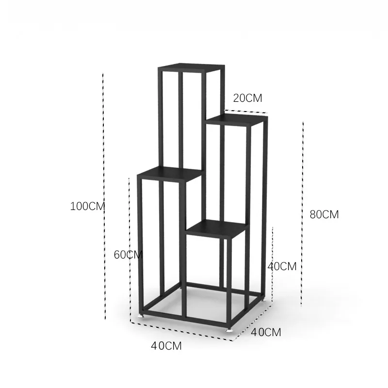 Металлическая железная подставка для растений, скандинавский балкон, металлическая напольная полка, подставка для растений, домашняя Цветочная стойка, креативная садовая подставка для гостиной
