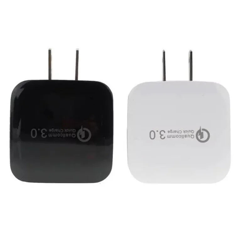 

200pcs Quick Charge 3.0 US Travel Wall Charger power adapter QC 3.0 fast charging plug for iphone 11 for samsung s10