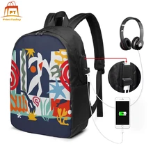 Matisse Backpack Matisse Backpacks Man - Woman Multi Function Bag Student Print Shopper High quality Bags