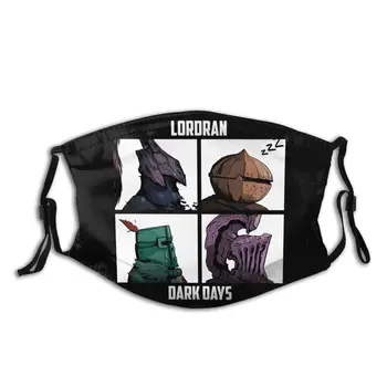 

Dark Souls LORDRAN Face Mouth Mask With Replaceable Filters Graphic Anti Bacterial Dust Protection Cover